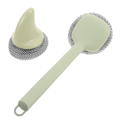 2 Unidades Escova De Com Para Panelas E Utensílios