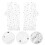 2 De Luvas Anti-UV Sem Dedos Para Manicure Profissional 10
