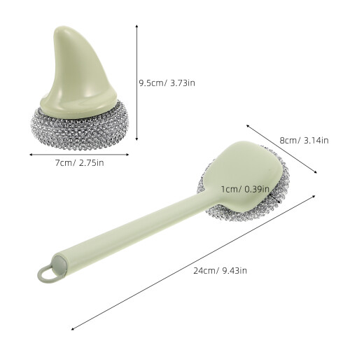 2 Unidades Escova De Com Para Panelas E Utensílios 1