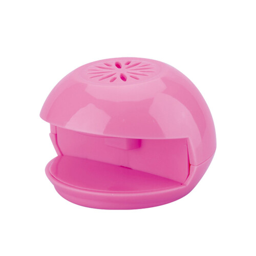 2 Unidades Mini Ventilador Para Unhas Tipo Toque Rosa 2