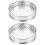 2 Pcs Peneiras De Solo Para Aço Inoxidável 6