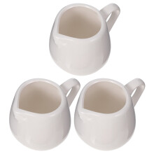 3Pcs Mini Jarra E De Cerâmica Com Alça