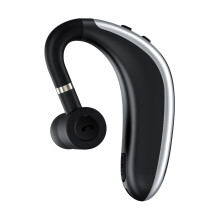 Headset for Driving, Single Ear Wireless Headset, Comfortable Single Ear Earbud for Calls, Black