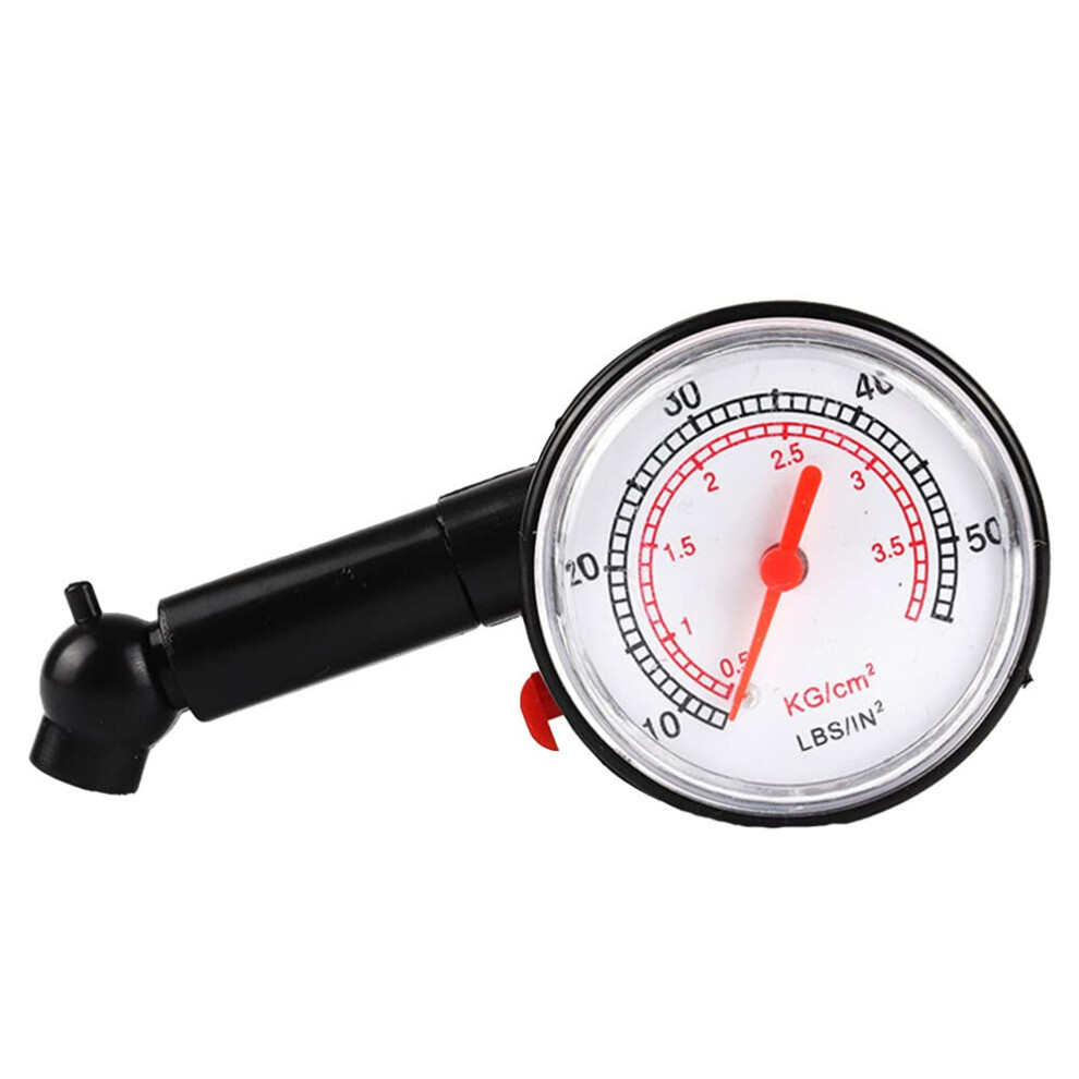 Tire Pressure Gauge 0-55 Psi Analog Pointer Dial For Car Truck And Bike Compact Handheld 9393856414154