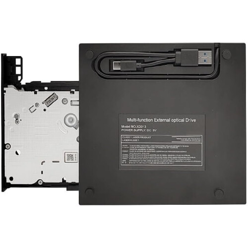 USB3.0 External DVD Burner Multi-Function For Laptop PC Supports Reading Data Cards Compact Easy To Use 2