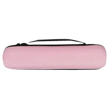 Curling Iron Storage Lid Silicone Styling Mat For Hair Smoothing EVA Carrying Bag Pink Street Bag