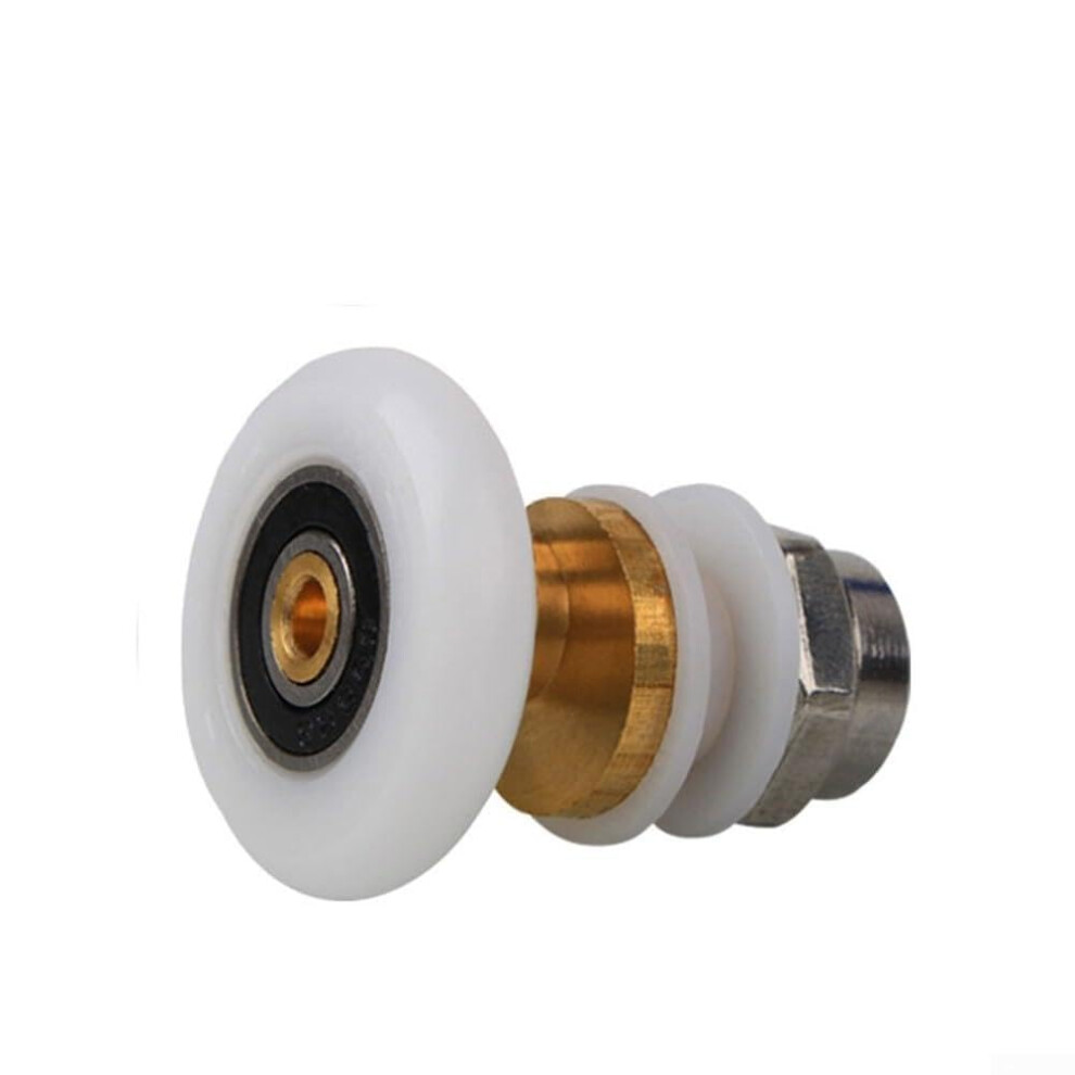 Shower Door Wheels 4 Pack Nylon And Brass Rollers For Quiet Sliding Action 23Mm 9354506323110