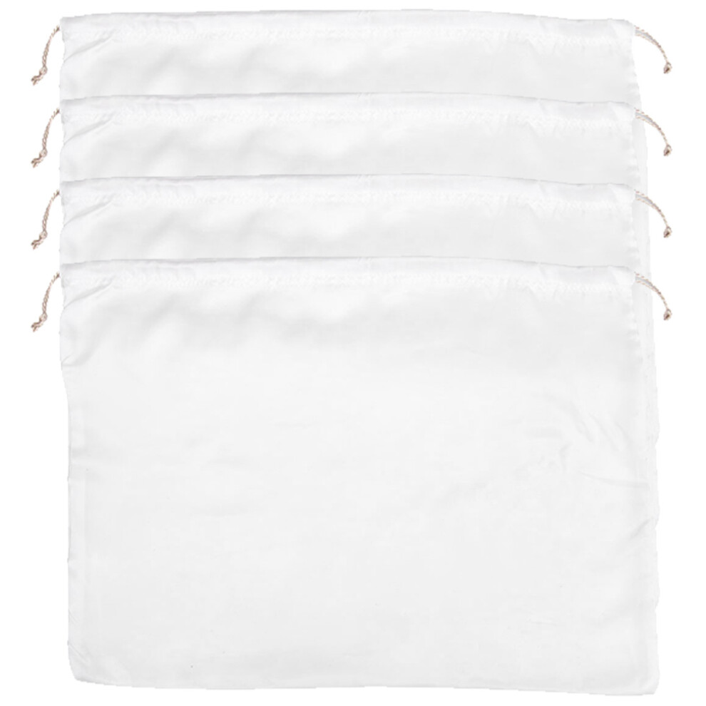 4 Sztuki Jedwabne Worki Satynowe Z Dzianinowym WciąGaczem-image