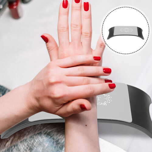Confortável Almofada De Silicone Para Unhas E De 1