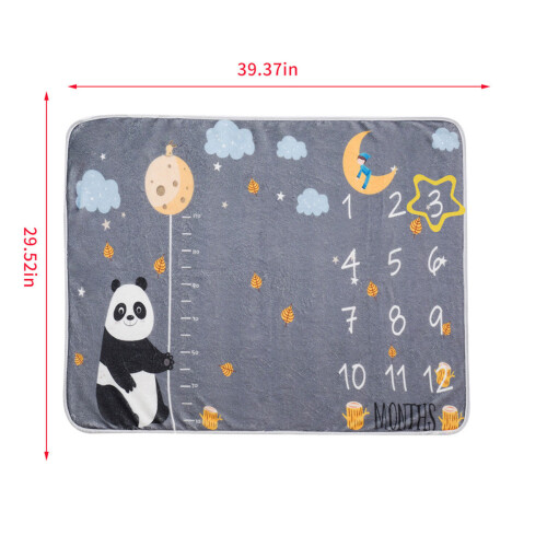 Conjunto De Manta De Flanela Para Bebê Com E 1