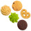 5 Unidades Biscoito Artificial Bolacha Decorativo 1