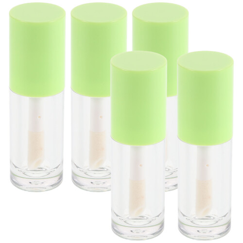 10 Vazios Para Batom Líquido 6Ml Com Pincel Plástico 2