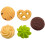 5 Unidades Biscoito Artificial Bolacha Decorativo 9