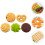 5 Unidades Biscoito Artificial Bolacha Decorativo 5