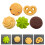 5 Unidades Biscoito Artificial Bolacha Decorativo 3