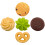 5 Unidades Biscoito Artificial Bolacha Decorativo 8