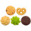 5 Unidades Biscoito Artificial Bolacha Decorativo 2
