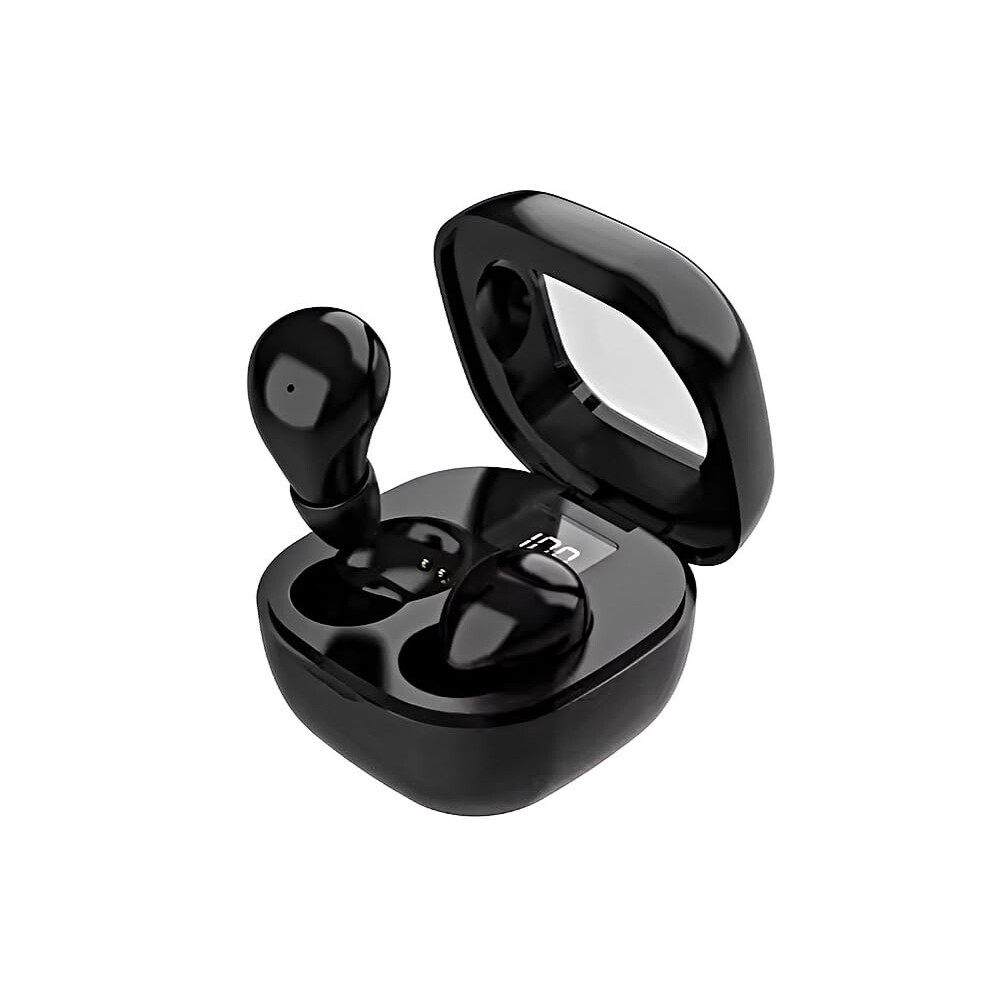 Invisible Wireless Mini Earphones For Sleeping Bluetooth 5.3 Earpiece Sleep Earbuds Stereo With Charging Case Black 9354506324438