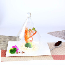 Glass Dome for Smoker Gun, Smoking Cloche, Food and Drink Smoking Accessory, Cocktail Smoke Infuser, Color A