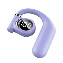Wireless Bluetooth Headset Single-Ear Bone Conduction With Digital Display Waterproof For Calls Sports Gaming Outdoor