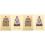4 Stk. Chinesisches Traditionelles Karte 4