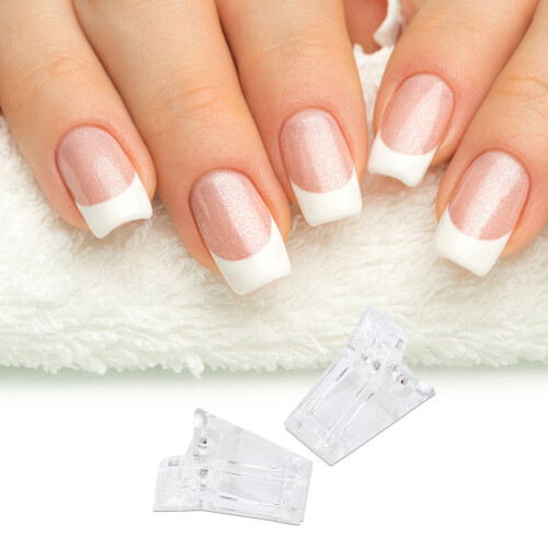10 Unidades Alicate Prendedor Para Unhas Fixação Nail Art 2