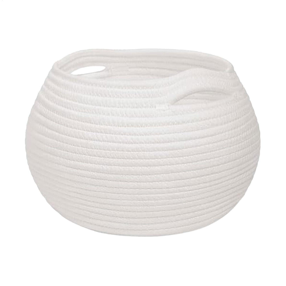 Cotton Rope Storage Basket Sock-Shaped Organizer Toy Basket Nursery Basket Organizer Room Organizer Bin