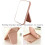 Makeup Mirror Foldable Desktop Vanity Mirror Travel Portable Rectangular Mirror Nordic Powder Pink 3