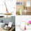 Makeup Mirror Foldable Desktop Vanity Mirror Travel Portable Rectangular Mirror Nordic Powder Pink 5