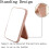Makeup Mirror Foldable Desktop Vanity Mirror Travel Portable Rectangular Mirror Nordic Powder Pink 2