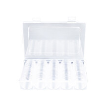 2 Sets Münzrollen-Aufbewahrungsboxen Sammlungszubehör Staubschutz