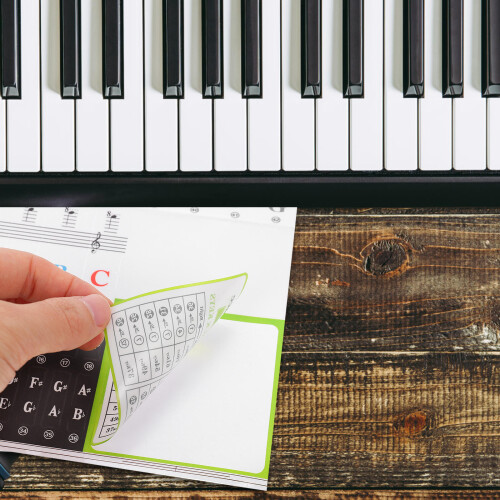 Conjunto De Adesivos Para Teclas De Piano E Órgãos Eletrônicos 1