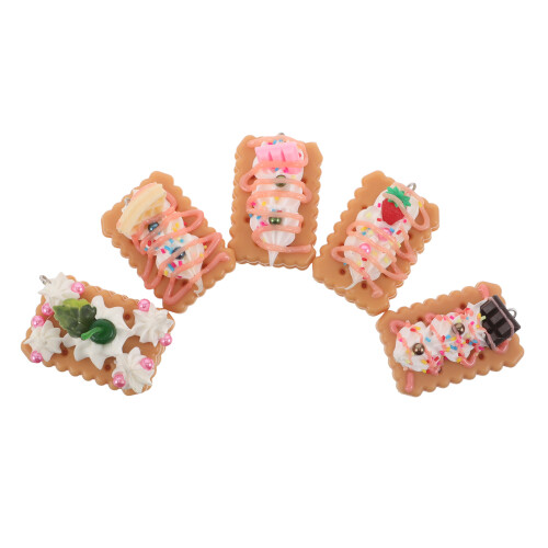 20 Unidades Biscoitos Falsos Com Creme E Para Decoração