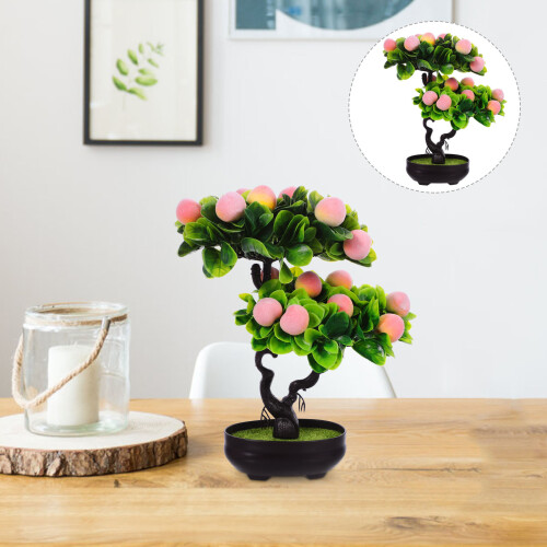 Árvore Artificial Bonsai Vaso Para Decoração 2