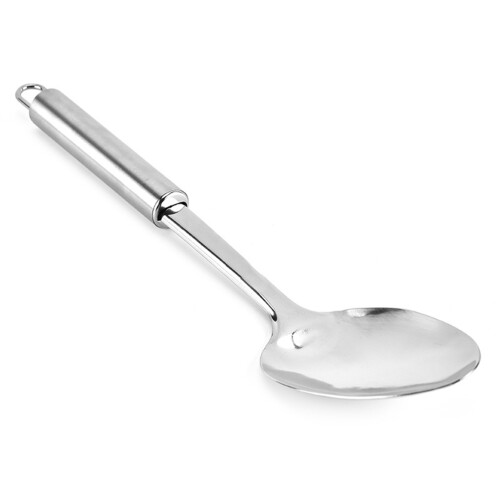 2Pcs Silver Mini Soup Spoon Stainless Steel Kitchen Gadget