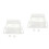 2Pcs Transparente Acrylic Para 20X10X10Cm 4