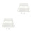 2Pcs Transparente Acrylic Para 20X10X10Cm 3