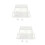 2Pcs Transparente Acrylic Para 20X10X10Cm 7