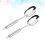 2Pcs Silver Mini Soup Spoon Stainless Steel Kitchen Gadget 9