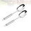 2Pcs Silver Mini Soup Spoon Stainless Steel Kitchen Gadget 7
