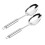 2Pcs Silver Mini Soup Spoon Stainless Steel Kitchen Gadget 2