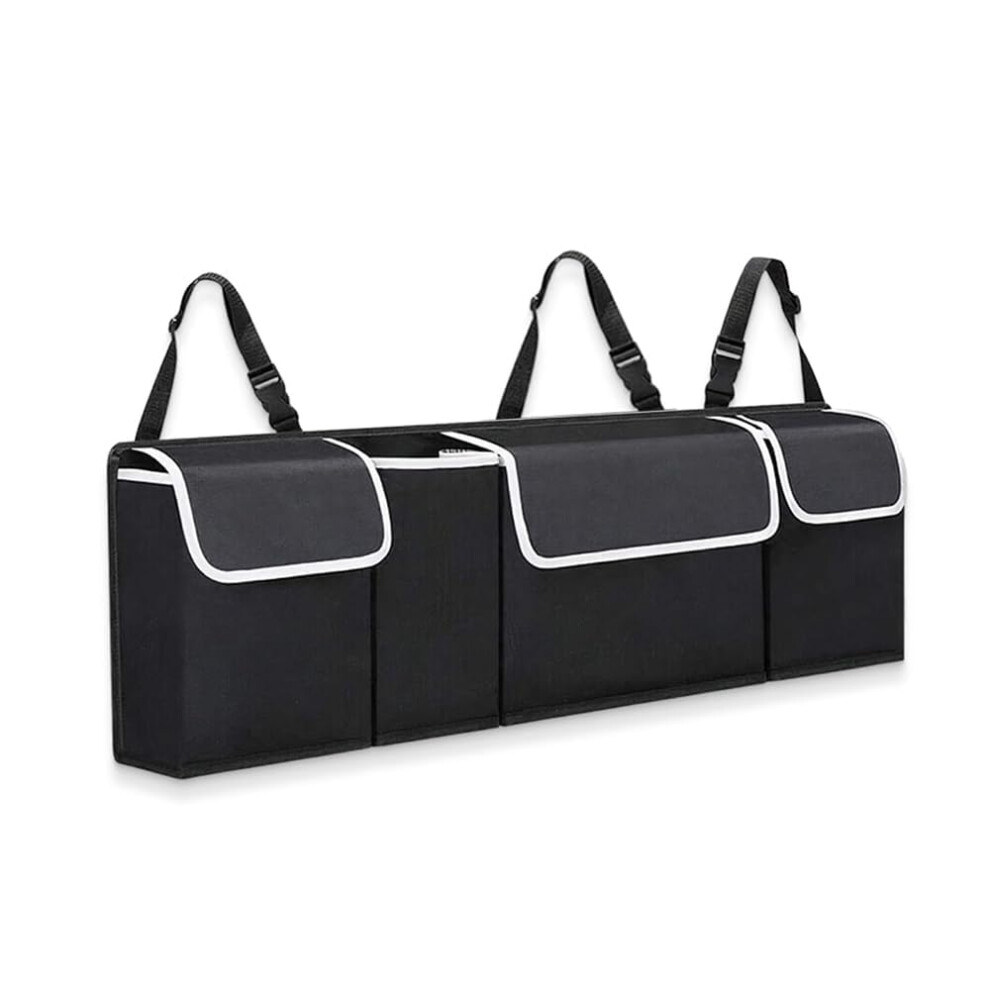 Car Boot Organizers And Storage For Toyota C-Hr I 2016-2023, Bz4x 2022-2024, Hanging Foldable Four-Pocket Boot Storage 9354506328405