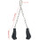 Gym Rope Attachment Ergonomic Tricep Pulldown, Nylon 3-Foot Rope, Cable Machine Compatible, Upper Body Workout 4