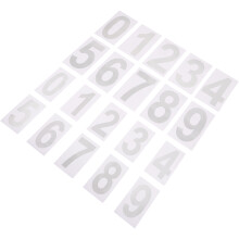 2 Sets Reflektierende Briefkasten-Nummern, Selbstklebende Aufkleber