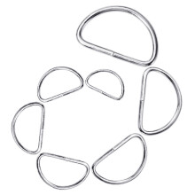 60 Silber Bag Satchel Schulterringe Gepäckzubehör