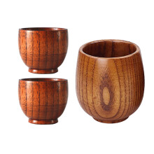 Conjunto De Taça De Madeira Para Saquê E Vinho, Doméstico