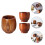 Conjunto De Taça De Madeira Para Saquê E Vinho, Doméstico 7