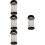 4 Pcs De Bola Aço Inoxidável Para 9