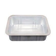 Engine Oil Drain Pan Rectangular Oil Drip Pan White Size S 50x39 Cm For Trucks Motorbikes Vehicles