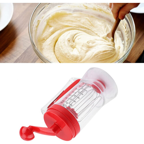 Batter Mixer Manual Handheld Dispenser For Cupcake Batter Baking Tool Pancake Maker 1